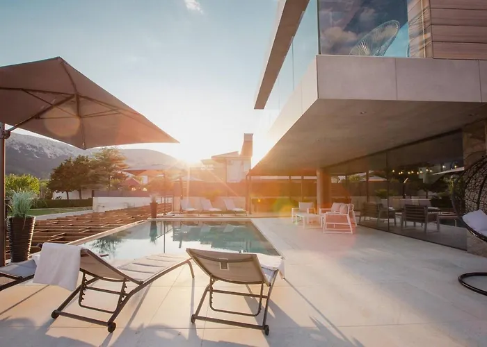 Luxury Krk I With Heated Pool, Sauna And Jacuzzi Villa